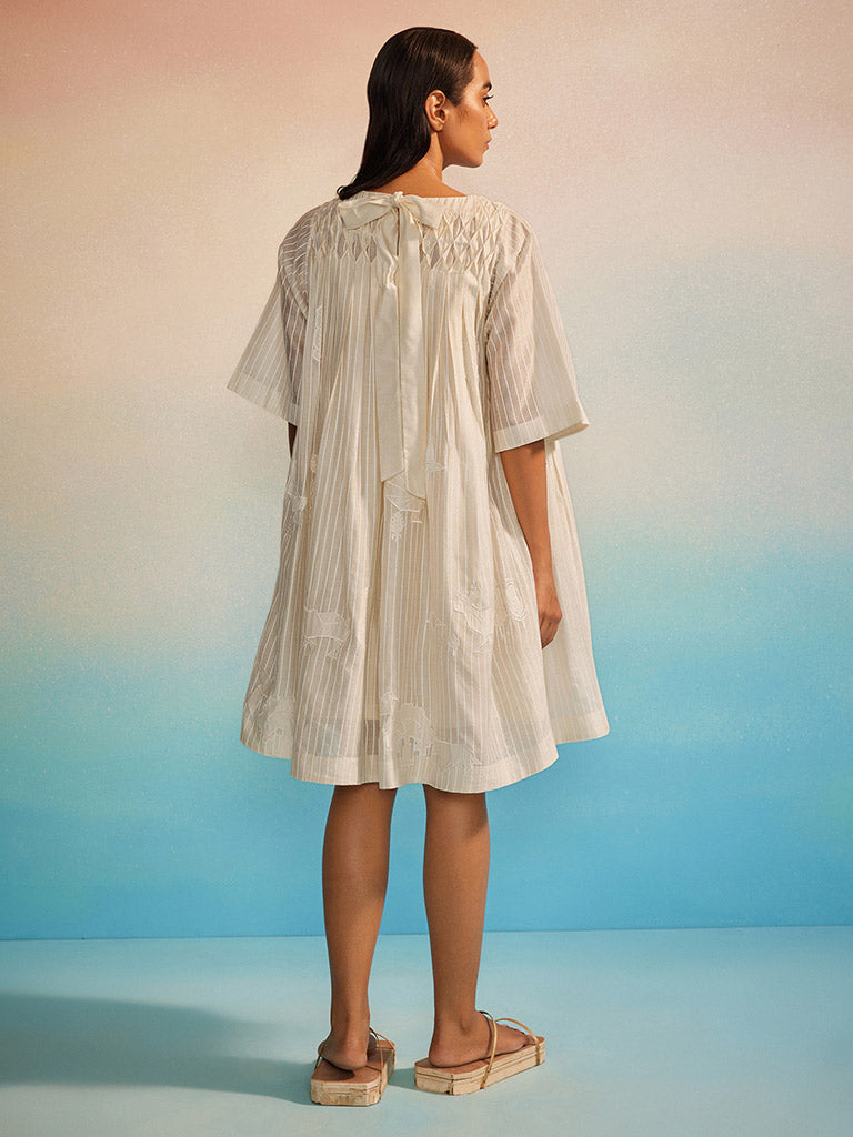 Musubi Smocking Dress DRESSES Ahmev