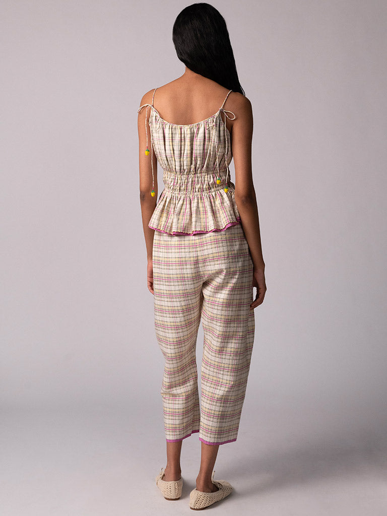 Shevanti Checkered Top TOPS IKKIVI