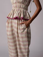 Anjira Checked Pants BOTTOMS IKKIVI