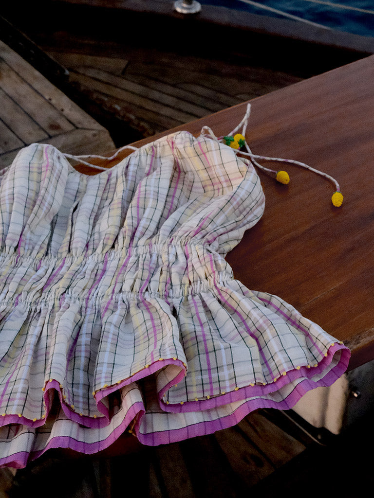 Shevanti Checkered Top TOPS IKKIVI