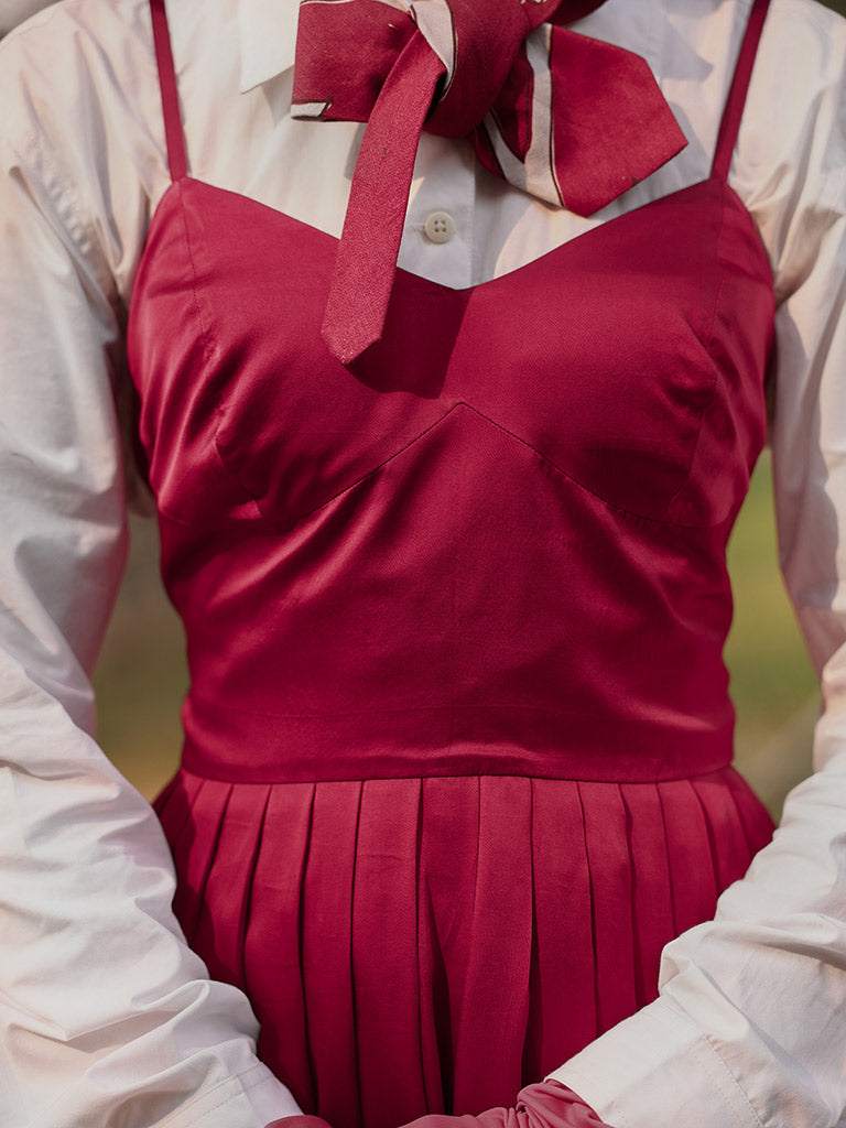 Mary Red Dress DRESSES Doodlage