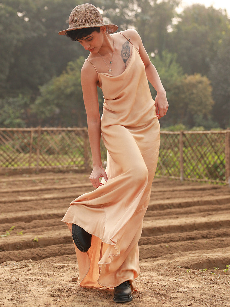 Lola Beige Dress DRESSES Doodlage