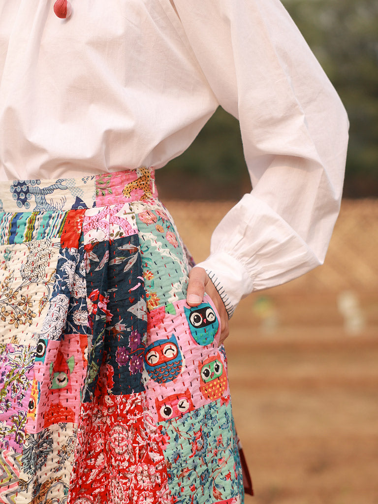 Irene Patchwork Skirt BOTTOMS Doodlage