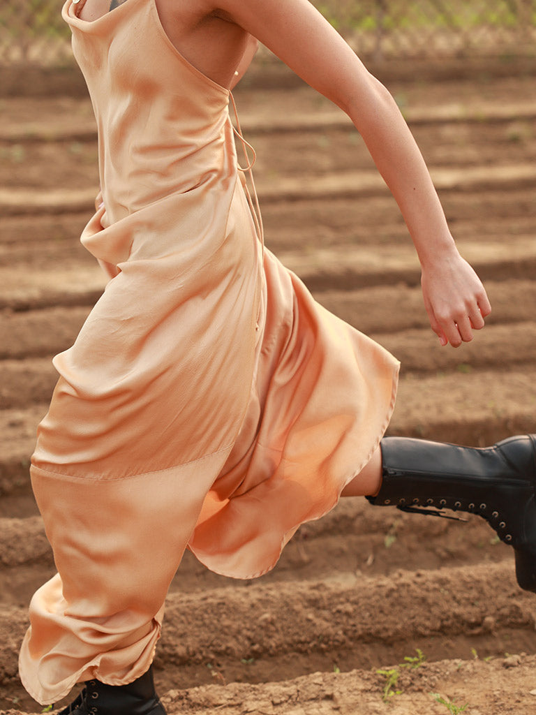 Lola Beige Dress DRESSES Doodlage