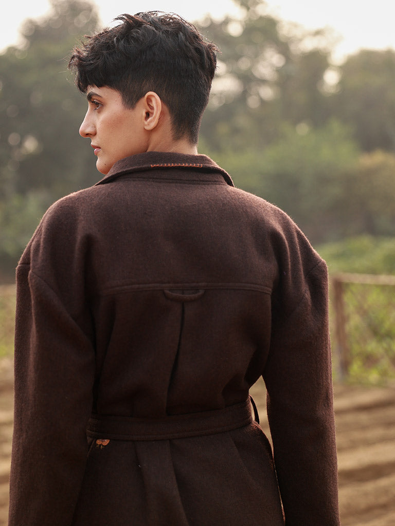 Willow Brown Overcoat JACKETS Doodlage