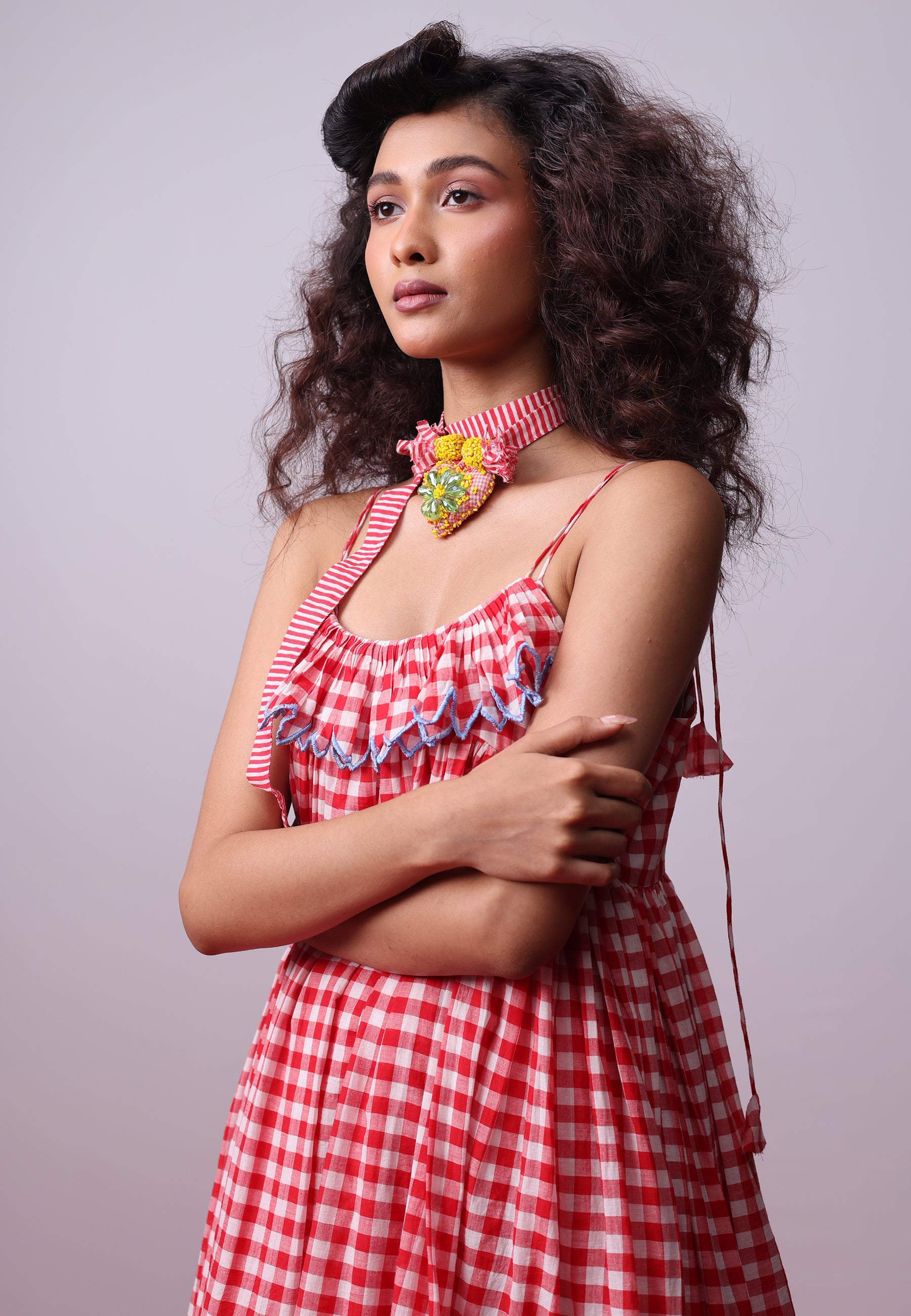 Picnic Ruffle Dress DRESSES IKKIVI