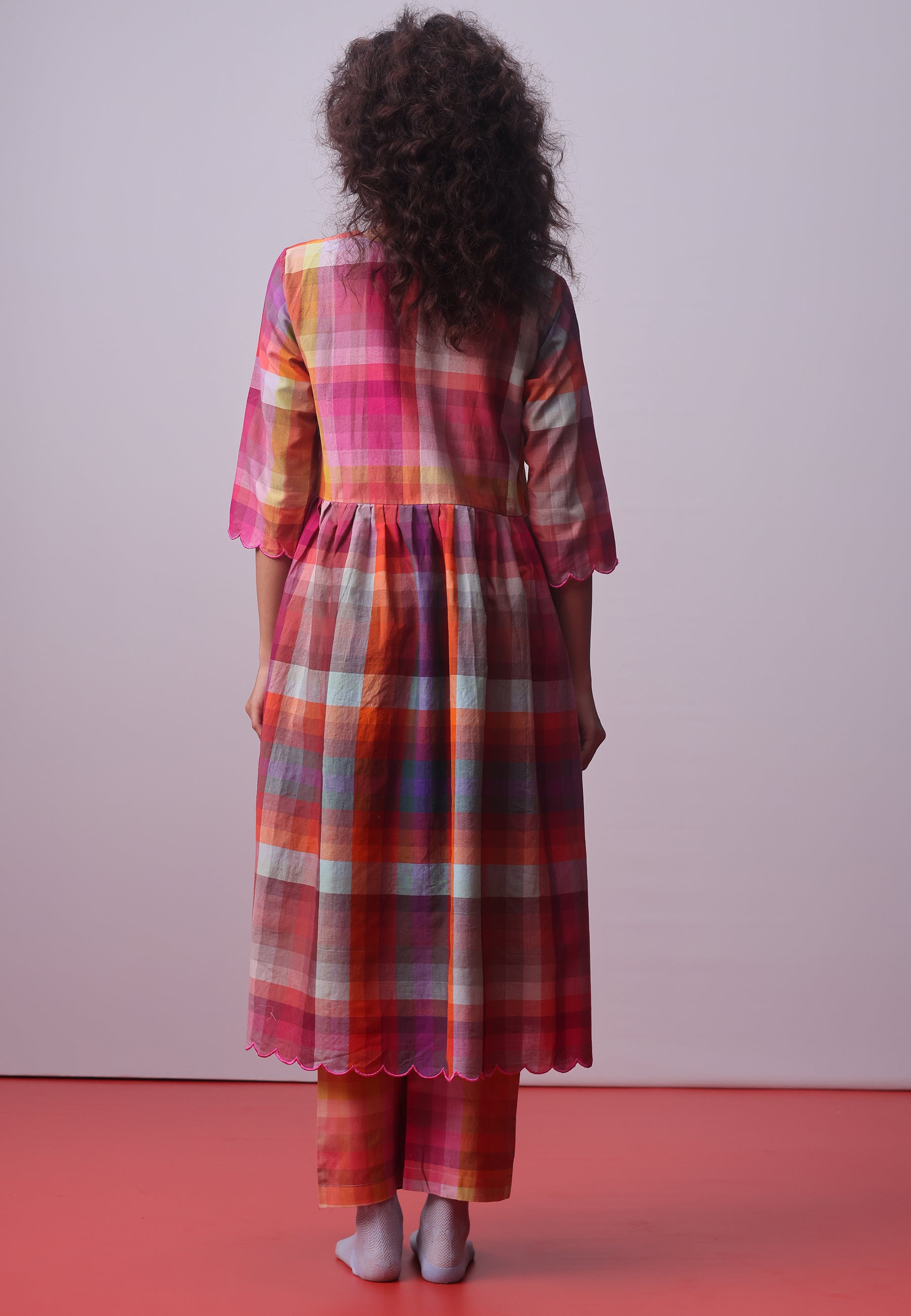 Candy Block Checks Co-ord Set SETS IKKIVI