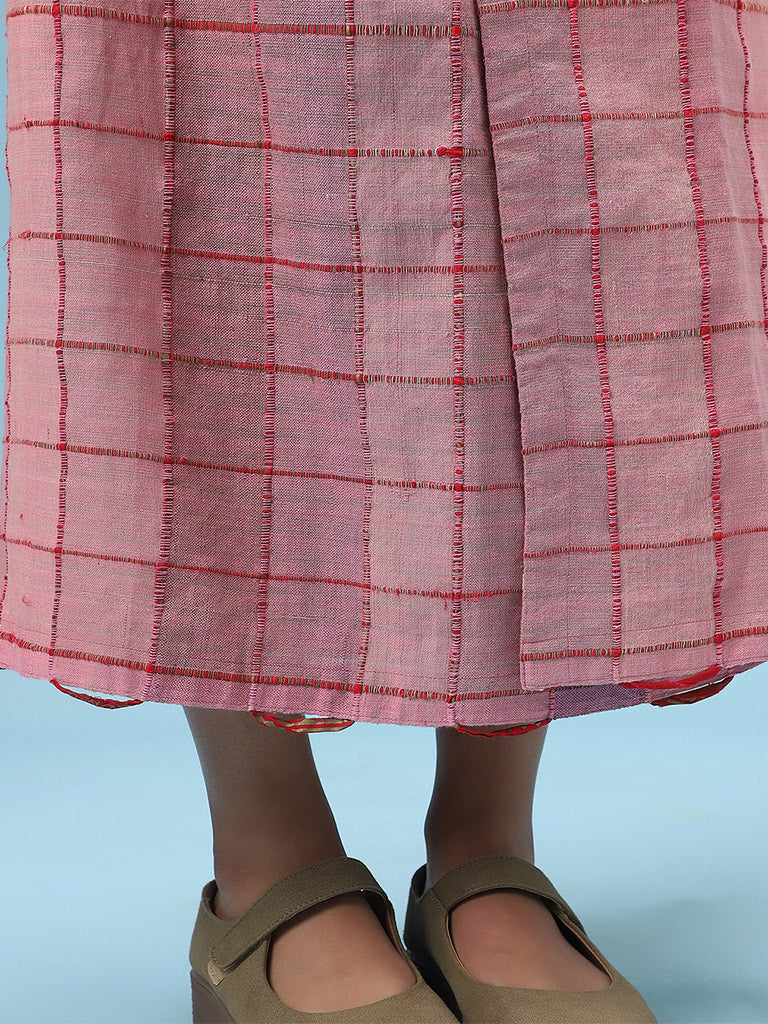 Pink Lungi Wrap Skirt BOTTOMS IRO IRO