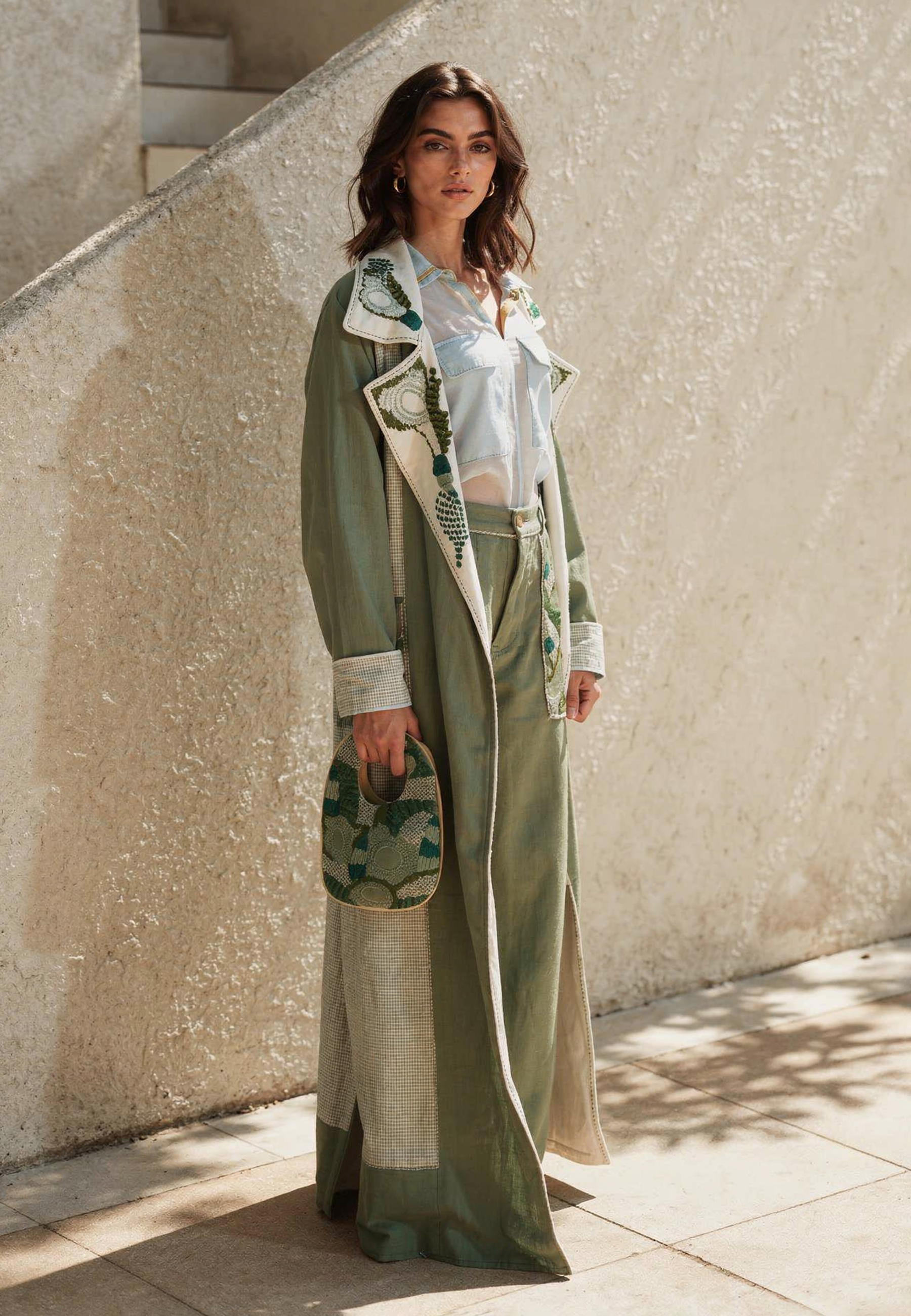 Meadows Unisex Colour Blocked Trench JACKETS IKKIVI