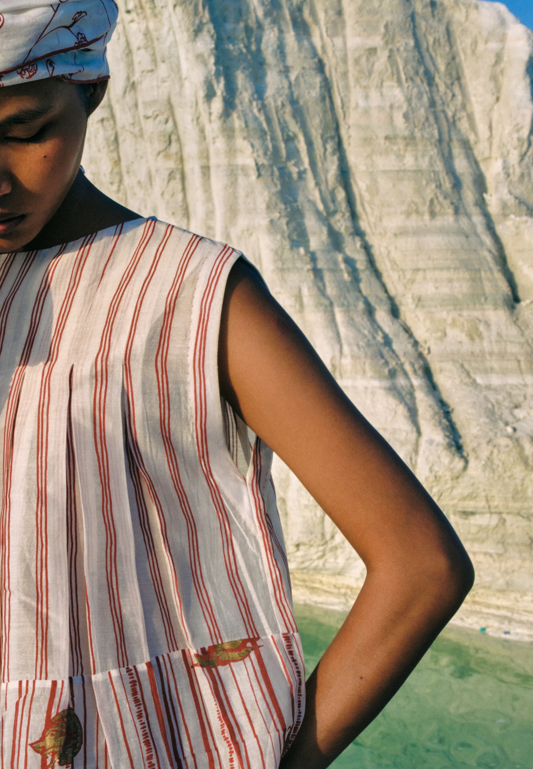 May Box Pleat Top TOPS Ahmev