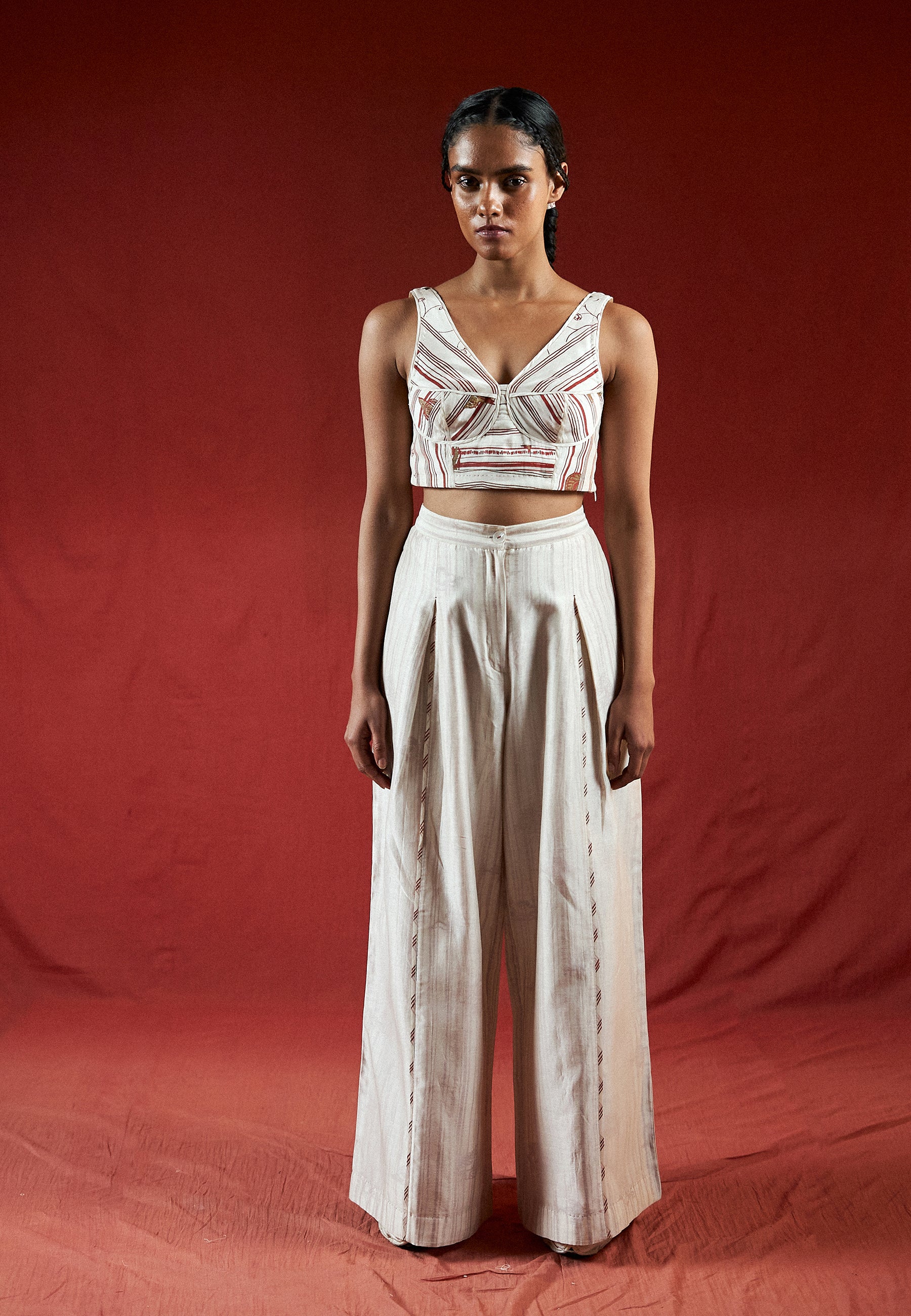 Thura Pleated Pant BOTTOMS Ahmev
