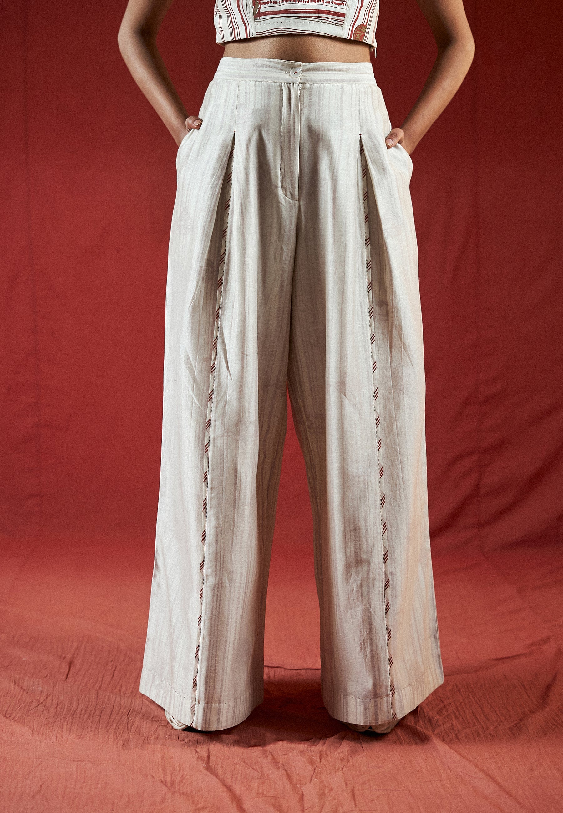 Thura Pleated Pant BOTTOMS Ahmev