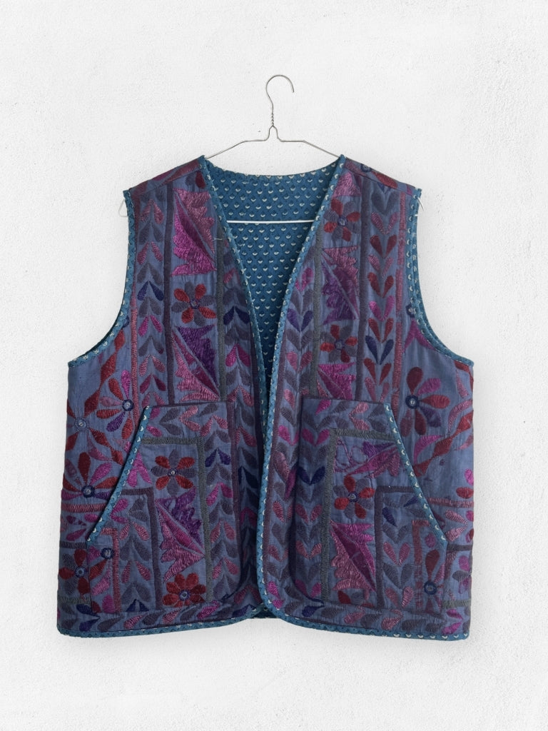 Naz Waistcoat JACKETS IKKIVI One Size Pattern 3 Cotton