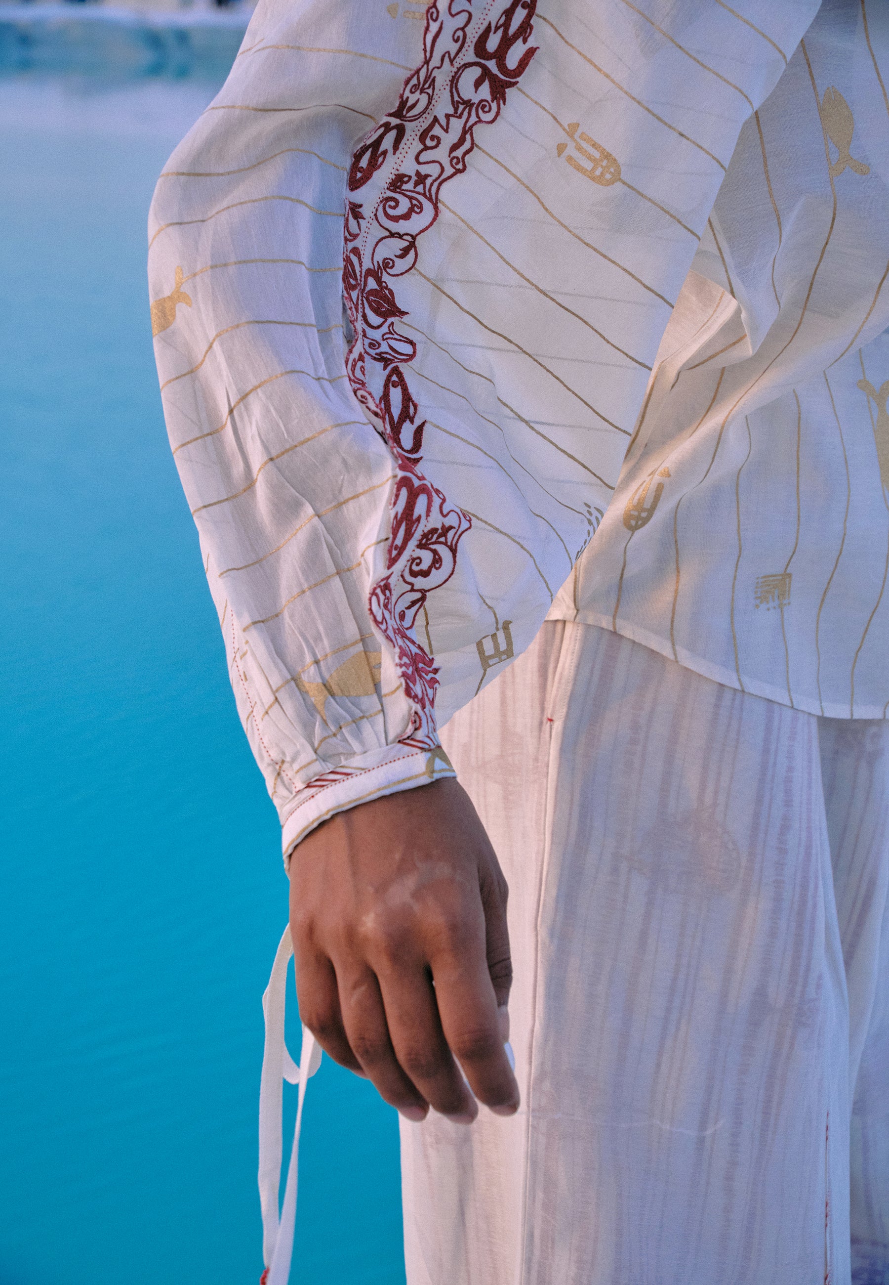 Shwe Stripe Dolman Shirt TOPS Ahmev