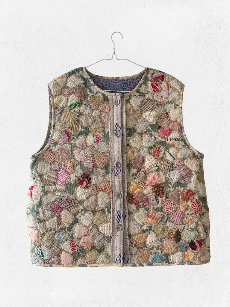 Mizumi Vest JACKETS IKKIVI One Size Pattern 4 Cotton