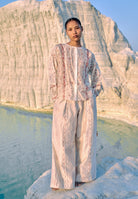 Athena Red Jaal Dolman Shirt TOPS Ahmev