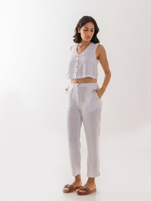 Ardenne White Co-ord Set SETS IKKIVI   