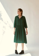 In The Moment Green Dress DRESSES IKKIVI