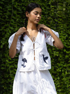 Fern White Top TOPS Doodlage