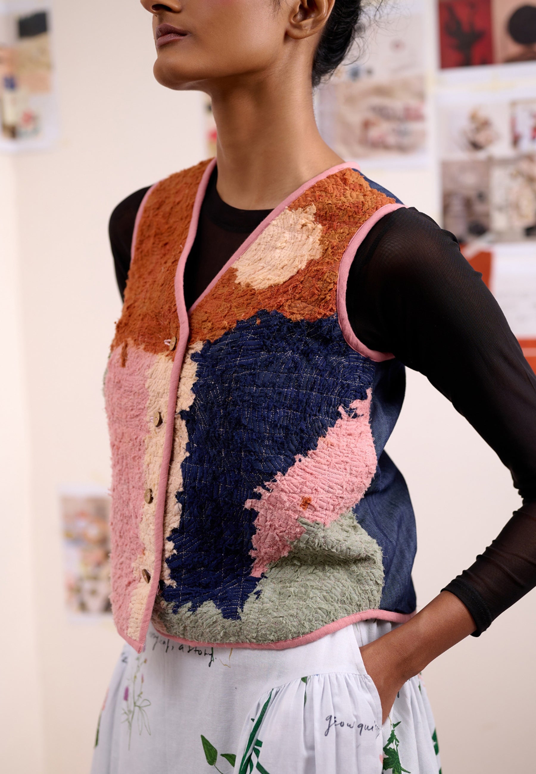 Mirae Textured Jacket JACKETS Doodlage