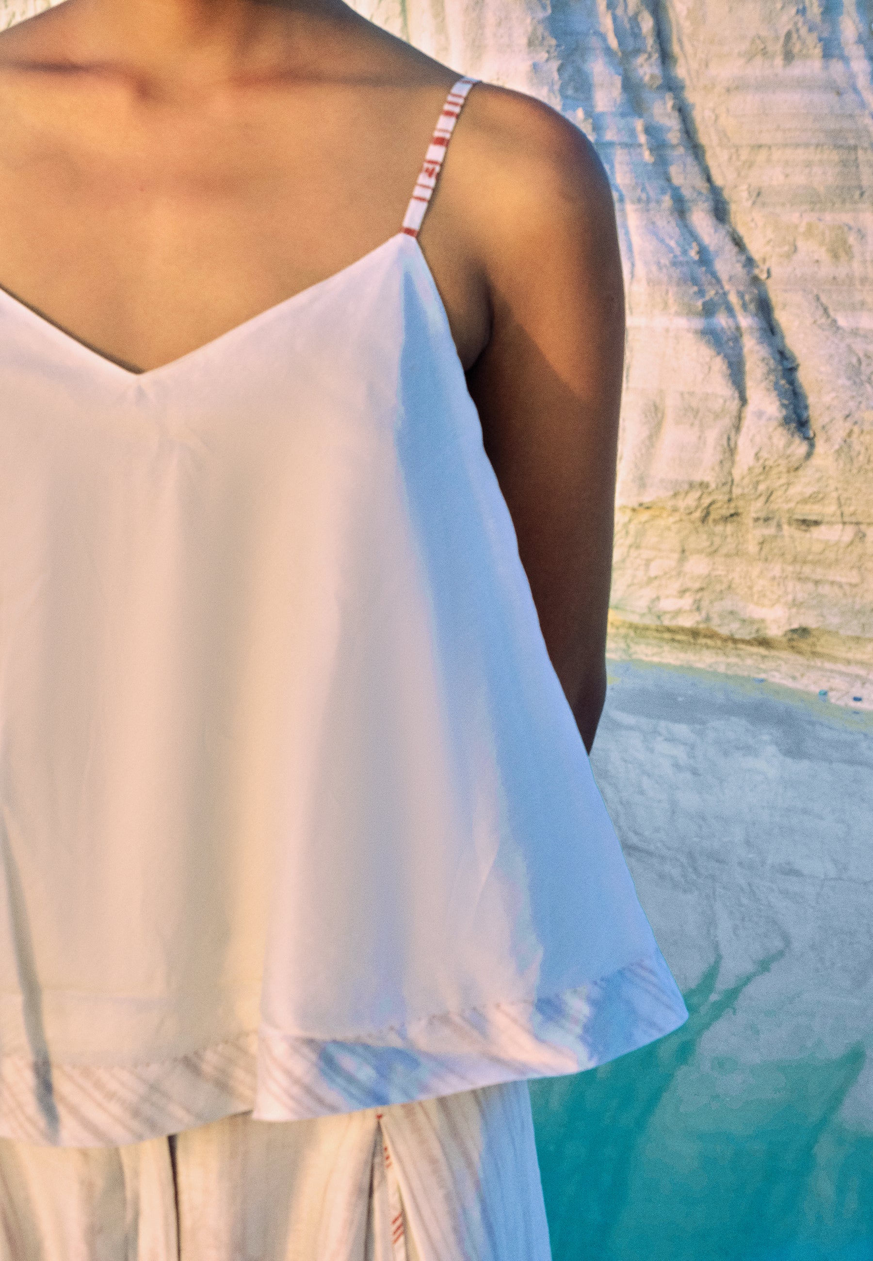 ⁠Thazin Strap Top TOPS Ahmev