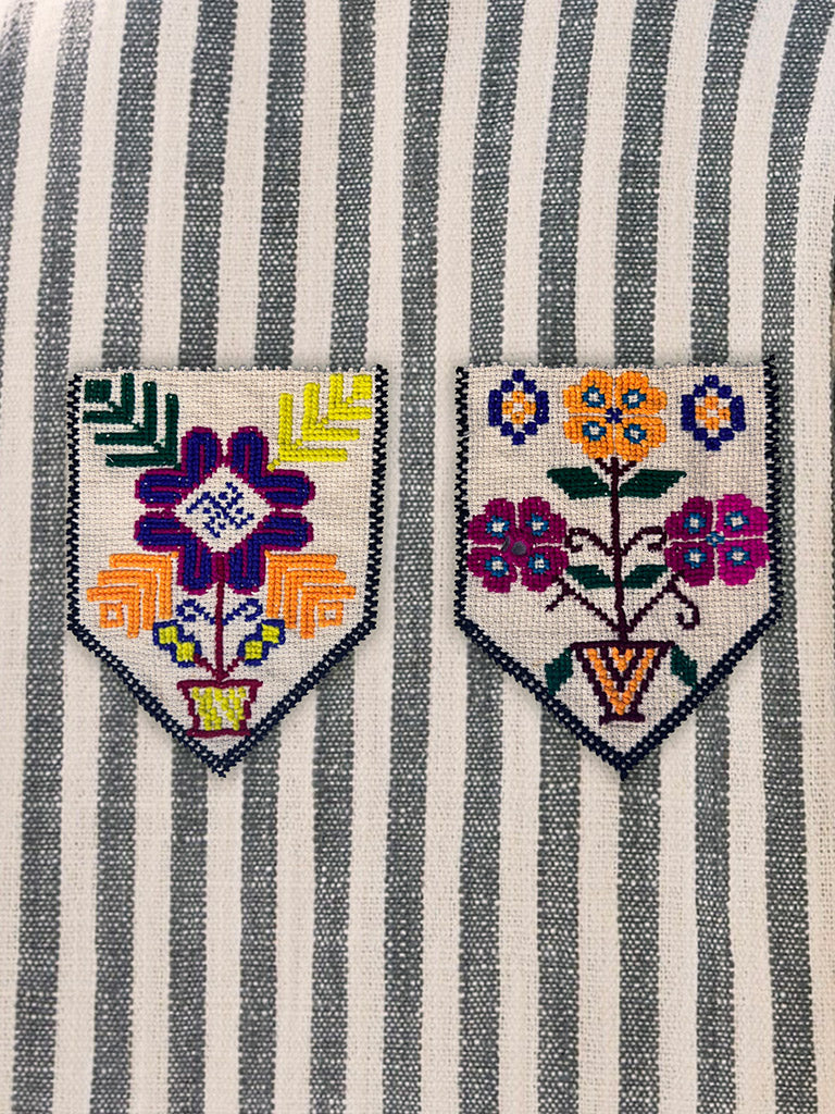 Vyra Shirt TOPS IKKIVI Small - Medium Pattern 2 Cotton