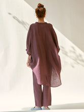 Load image into Gallery viewer, Oh Dear Purple Oversized Set SETS IKKIVI   
