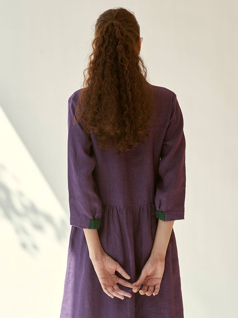In The Moment Purple Dress DRESSES IKKIVI   