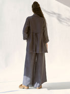 My Fav Charcoal Oversized Blazer Set SETS IKKIVI   