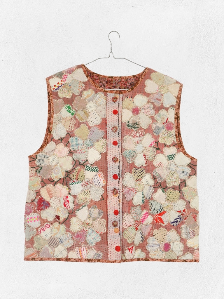 Mizumi Vest JACKETS IKKIVI One Size Pattern 5 Cotton