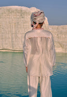 ⁠Thida Mandarin Shirt TOPS Ahmev