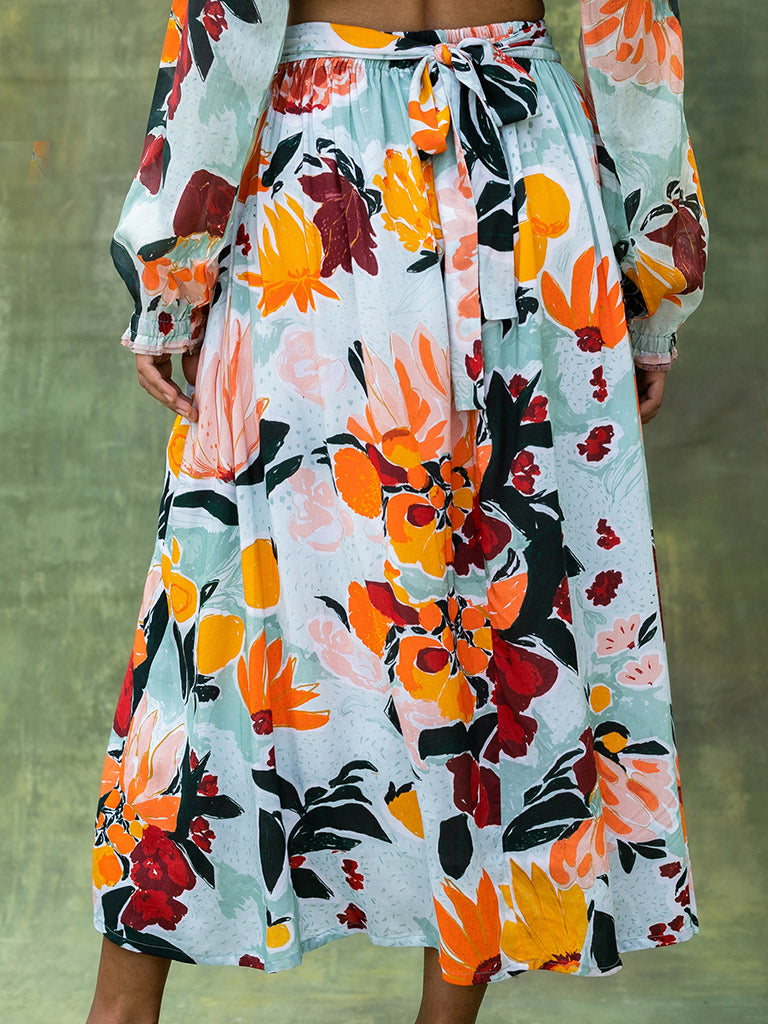 Mia Floral Skirt BOTTOMS Doodlage