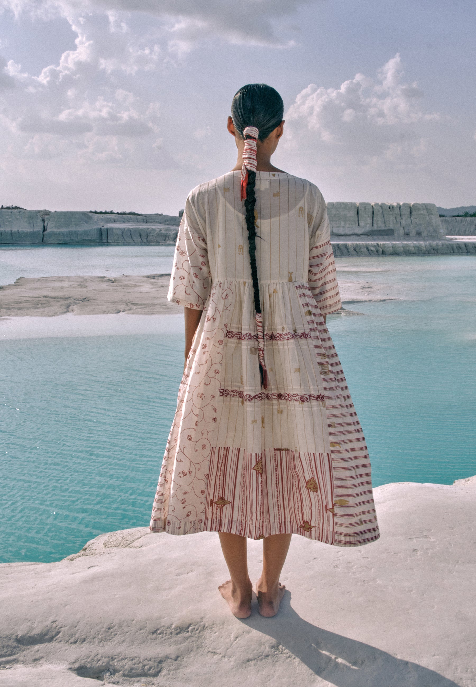 Yati Patch Dress DRESSES Ahmev