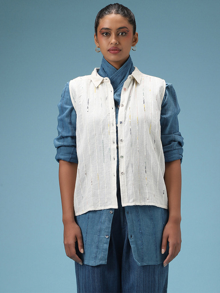 Threaded Horizon Cotton Top TOPS IRO IRO