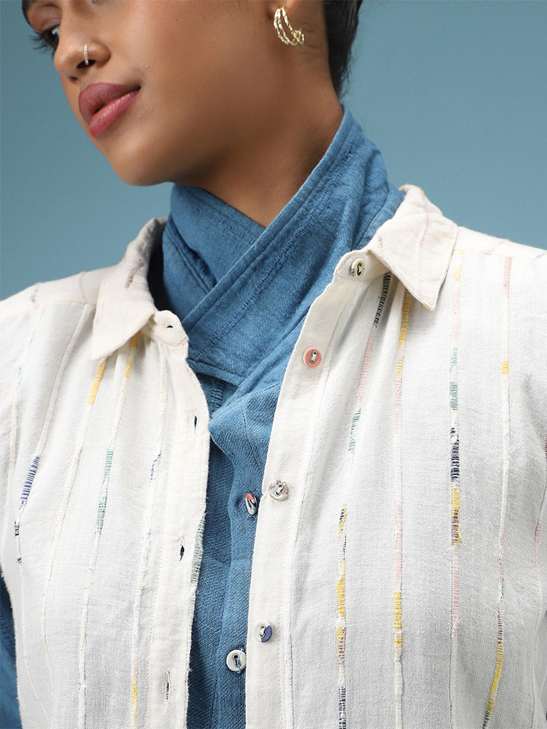 Threaded Horizon Cotton Top TOPS IRO IRO