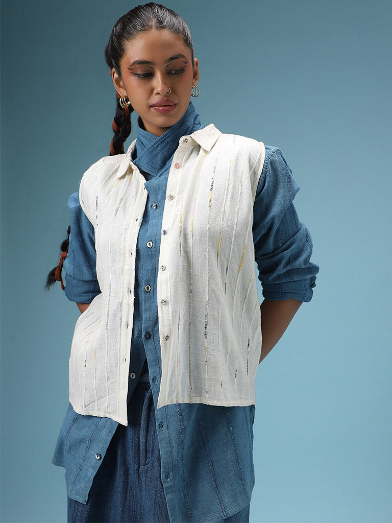 Threaded Horizon Cotton Top TOPS IRO IRO