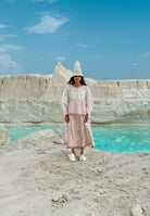 Hintha Gathered Dress DRESSES Ahmev