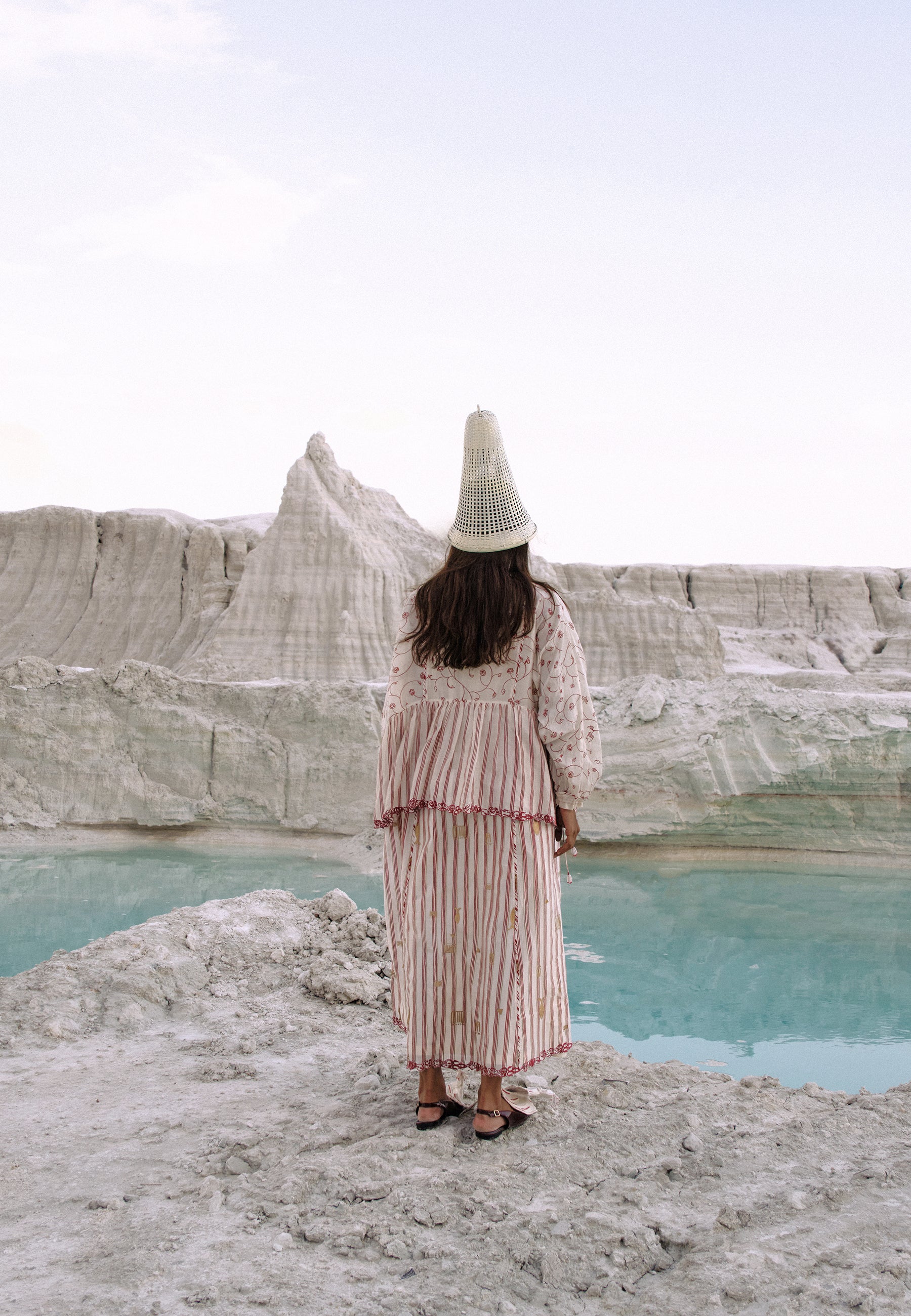 Hintha Gathered Dress DRESSES Ahmev