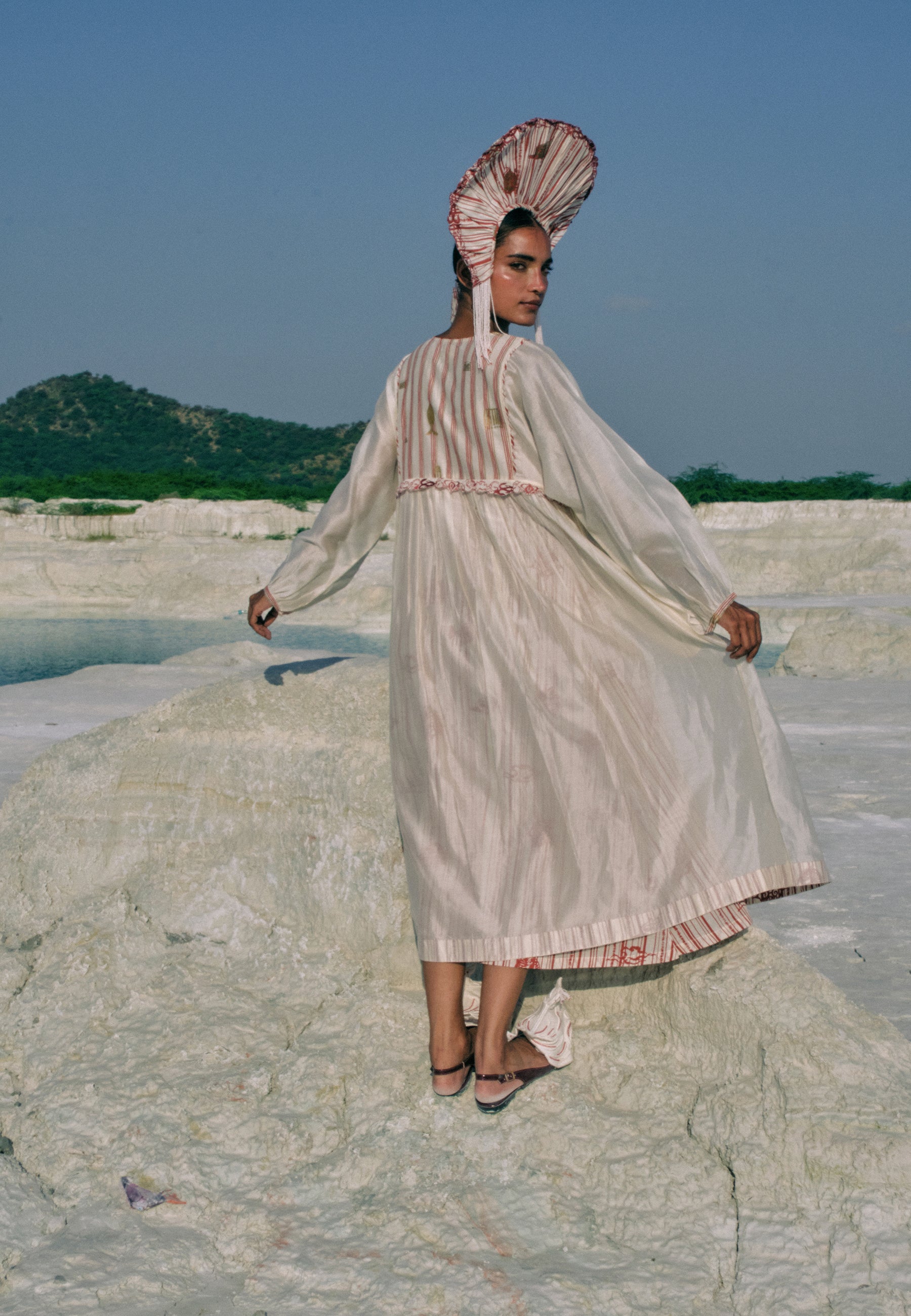 Su Mon Square Sleeve Dress DRESSES Ahmev