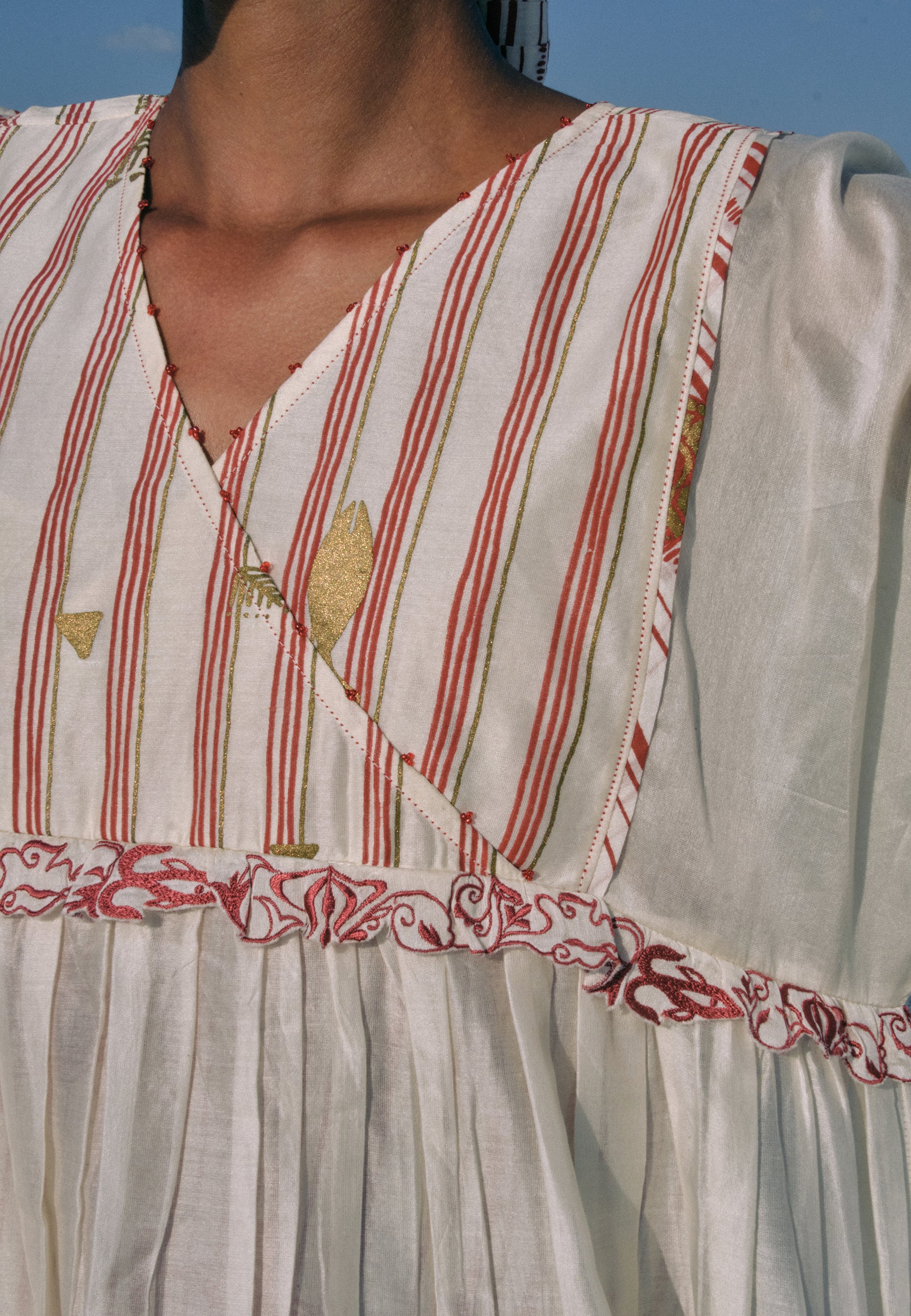 Su Mon Square Sleeve Dress DRESSES Ahmev