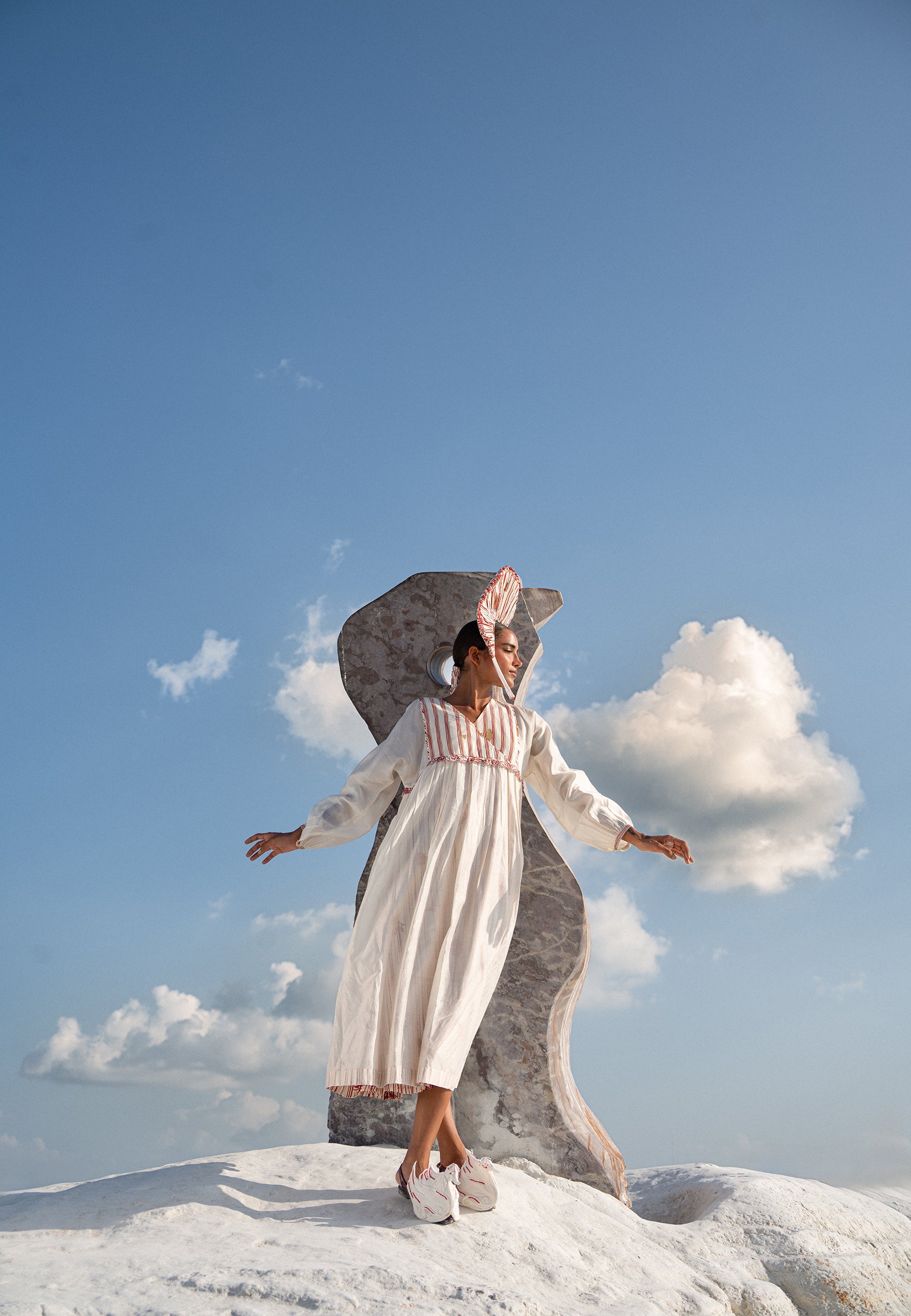 Su Mon Square Sleeve Dress DRESSES Ahmev