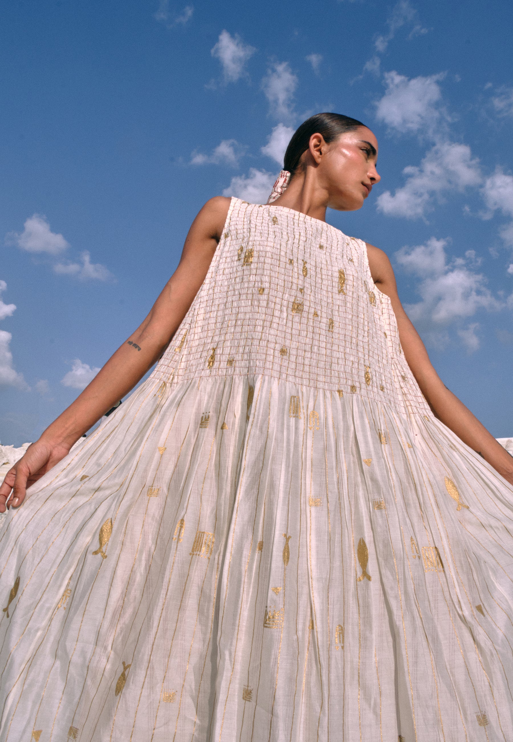 ⁠Lay Ruching Dress DRESSES Ahmev