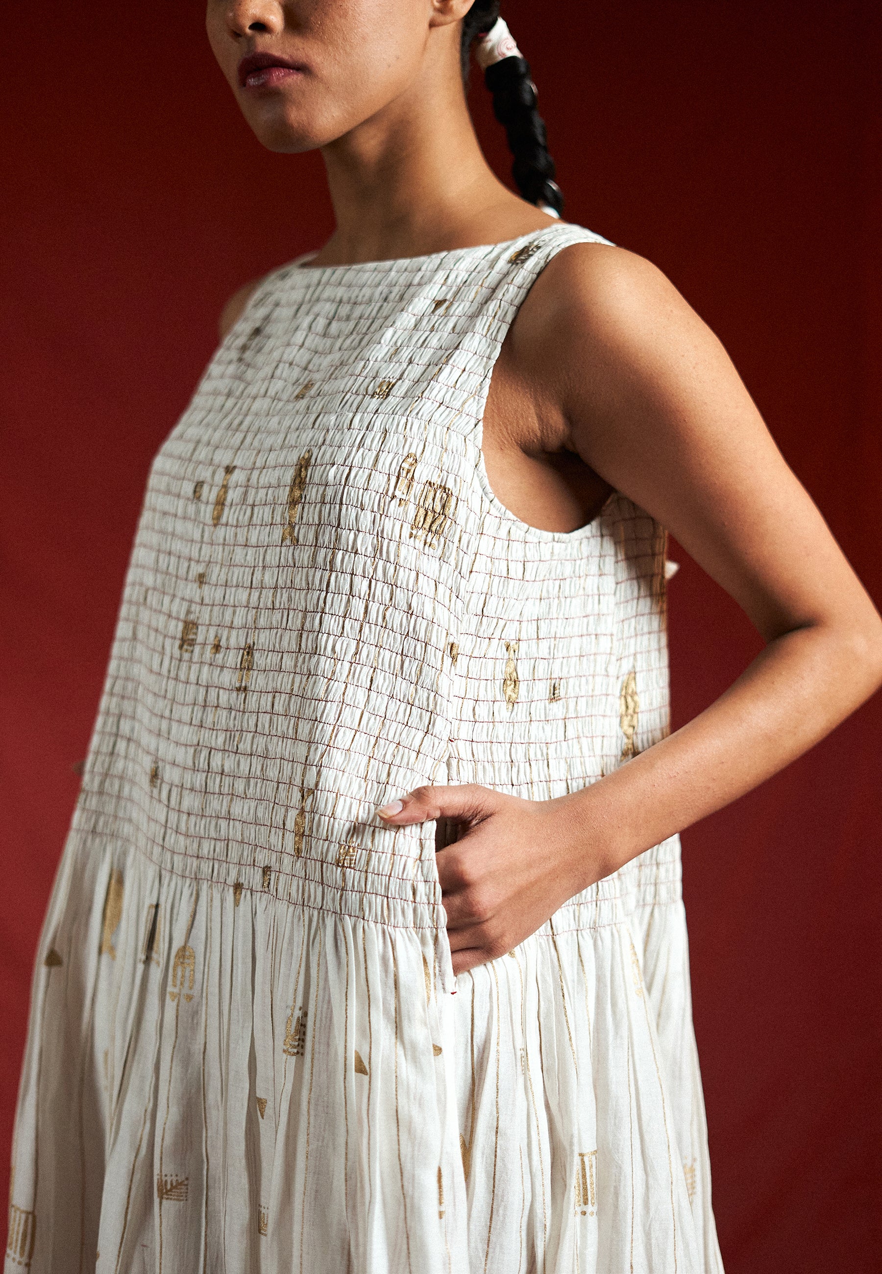 ⁠Lay Ruching Dress DRESSES Ahmev