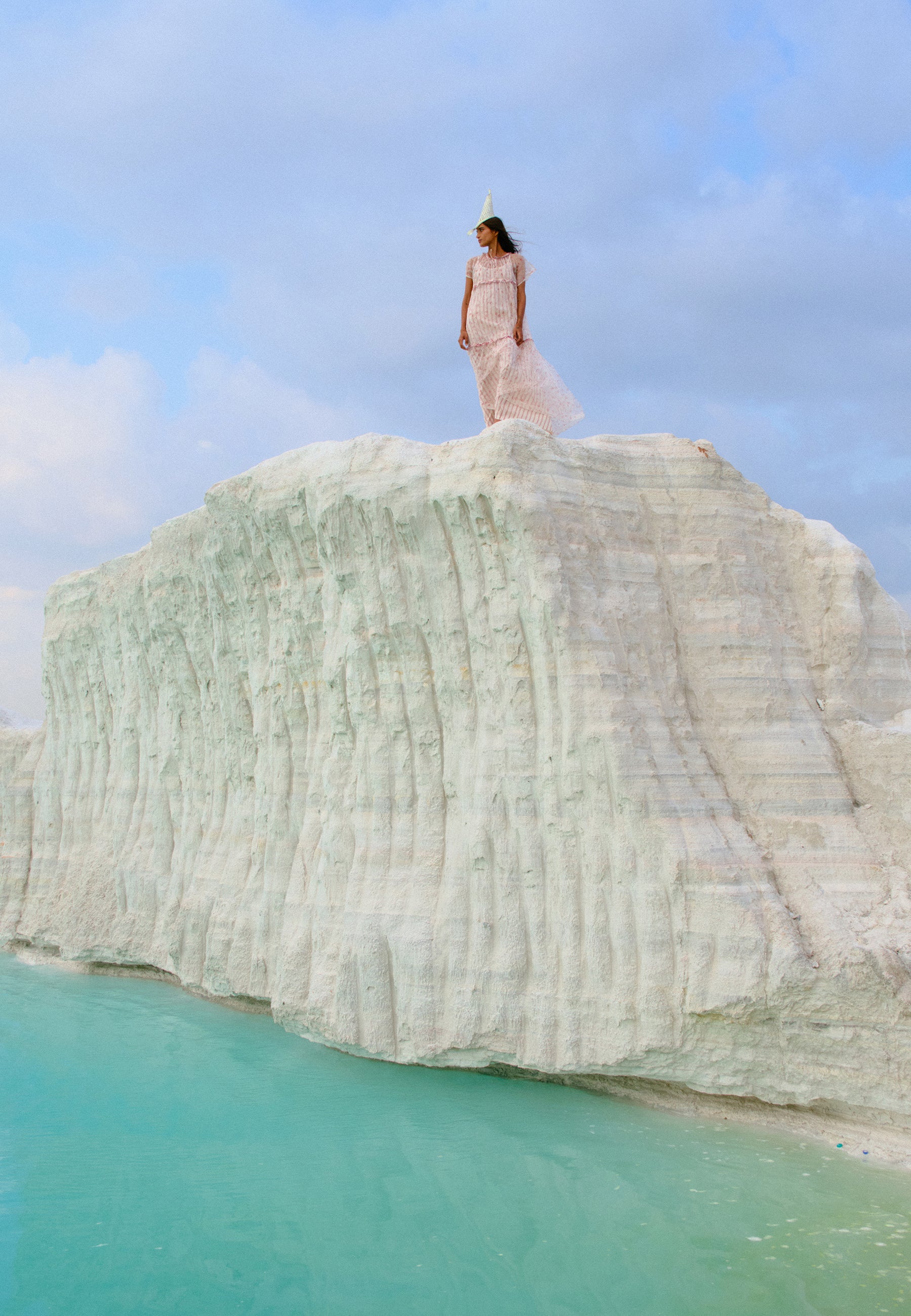 Ei Mon Organza Tier Dress DRESSES Ahmev