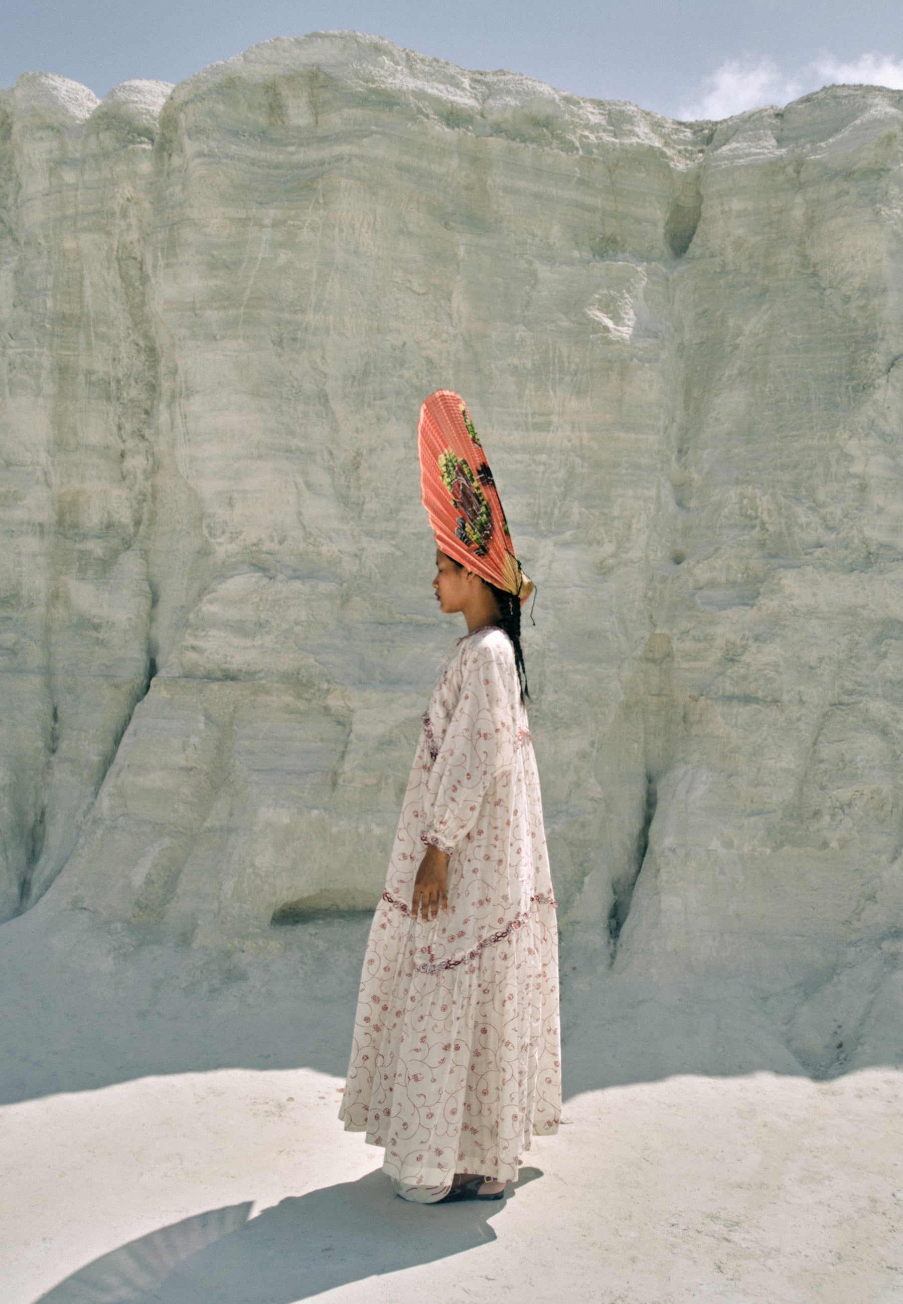 Min Maw Chanderi Tier Dress DRESSES Ahmev