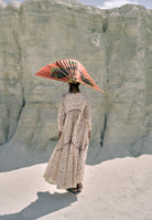 Min Maw Chanderi Tier Dress DRESSES Ahmev