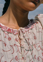 Min Maw Chanderi Tier Dress DRESSES Ahmev