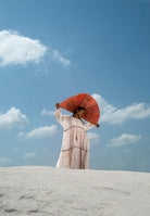 Min Maw Chanderi Tier Dress DRESSES Ahmev