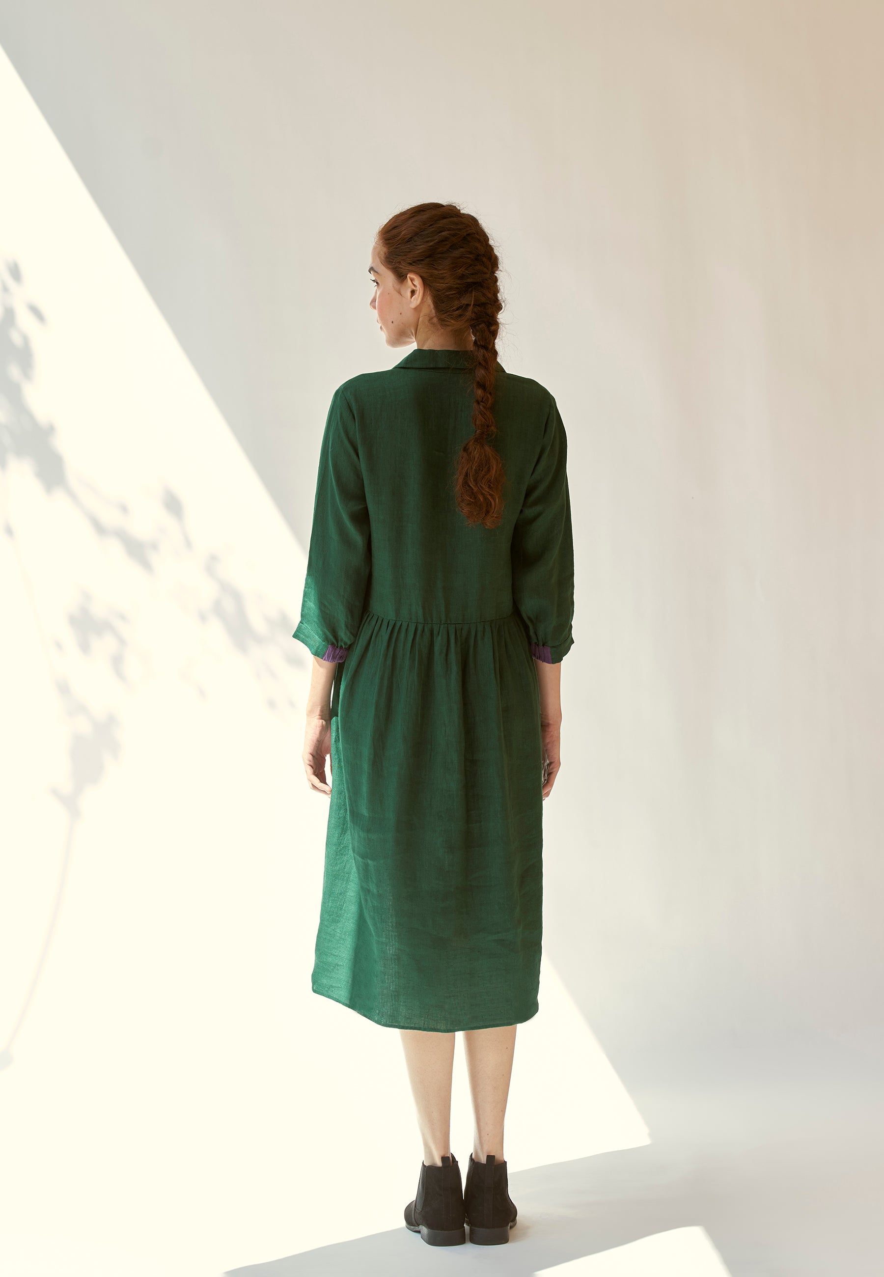 In The Moment Green Dress DRESSES IKKIVI