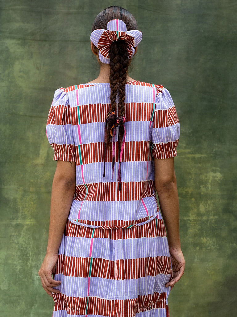 Fern Striped Top TOPS Doodlage